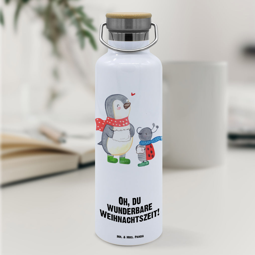 Trinkflasche Smörle Winterzeit Thermosflasche, Isolierflasche, Edelstahl, Trinkflasche, isoliert, Wamrhaltefunktion, Sportflasche, Flasche zum Sport, Sportlerflasche, Winter, Weihnachten, Weihnachtsdeko, Nikolaus, Advent, Heiligabend, Wintermotiv, Weihnachtszeit, Weihnachtsgruß, Weihnachten Grüße