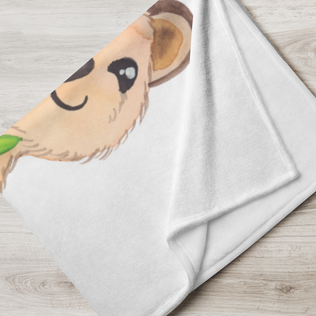 Babydecke Quokka Happy Babydecke, Babygeschenk, Geschenk Geburt, Babyecke Kuscheldecke, Krabbeldecke, Tiermotive, Gute Laune, lustige Sprüche, Tiere, Quokka, Verschieben, Aufschieberitis, Lustiger Spruch, Niedliches Tier, Dinge erledigen