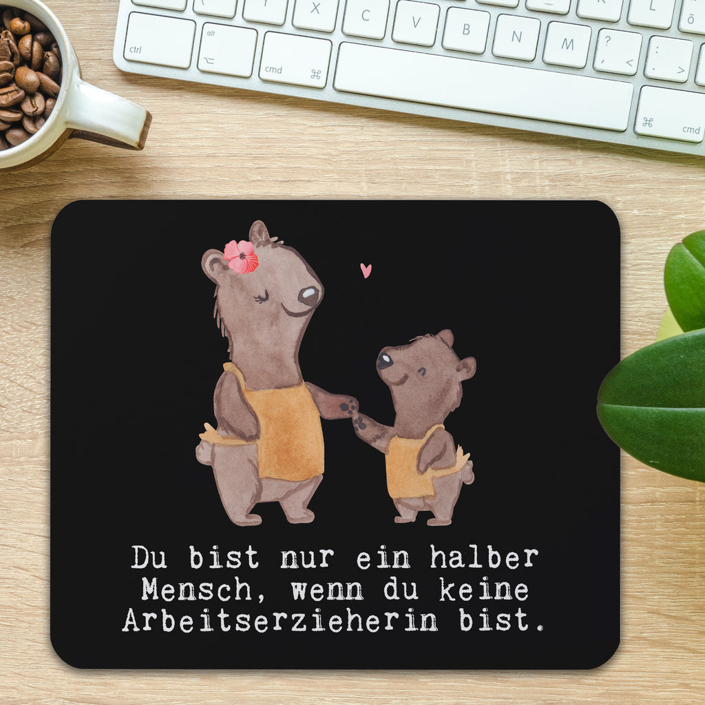 Mauspad Arbeitserzieherin mit Herz Mousepad, Computer zubehör, Büroausstattung, PC Zubehör, Arbeitszimmer, Mauspad, Einzigartiges Mauspad, Designer Mauspad, Mausunterlage, Mauspad Büro, Beruf, Ausbildung, Jubiläum, Abschied, Rente, Kollege, Kollegin, Geschenk, Schenken, Arbeitskollege, Mitarbeiter, Firma, Danke, Dankeschön, Arbeitserzieherin, Arbeitspädagogin, Studium