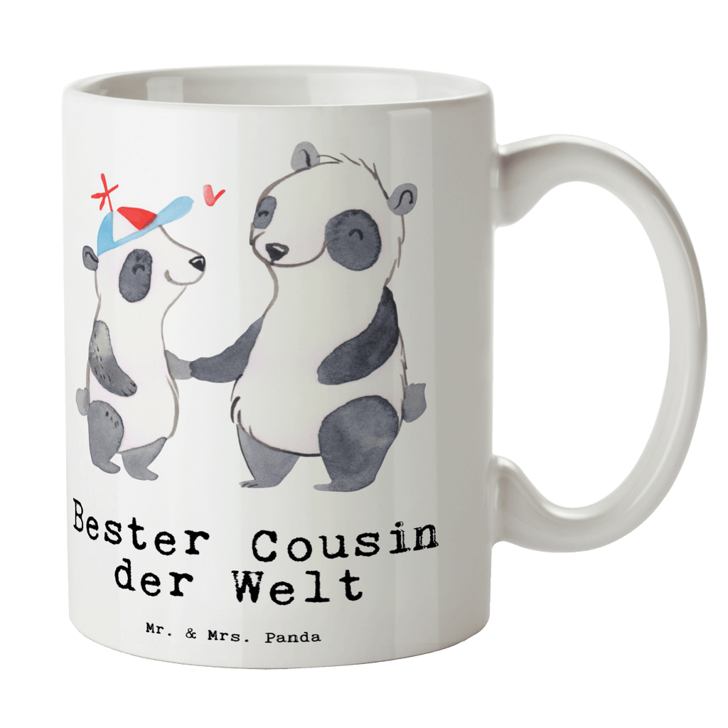 Tasse Panda Bester Cousin der Welt Tasse, Kaffeetasse, Teetasse, Becher, Kaffeebecher, Teebecher, Keramiktasse, Porzellantasse, Büro Tasse, Geschenk Tasse, Tasse Sprüche, Tasse Motive, Kaffeetassen, Tasse bedrucken, Designer Tasse, Cappuccino Tassen, Schöne Teetassen, für, Dankeschön, Geschenk, Schenken, Geburtstag, Geburtstagsgeschenk, Geschenkidee, Danke, Bedanken, Mitbringsel, Freude machen, Geschenktipp, Cousin, Kousin, Vetter, Sohn von Onkel, Sohn von Tante, Familie, Verwandtschaft, Cousine