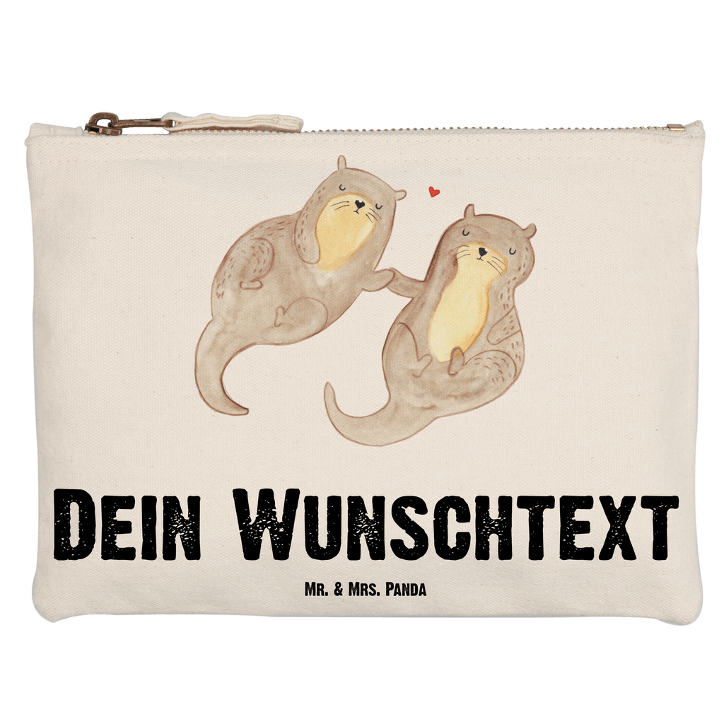 Personalisierte Schminktasche Otter händchenhaltend Personalisierte Schminktasche, Personalisierte Kosmetiktasche, Personalisierter Kosmetikbeutel, Personalisiertes Stiftemäppchen, Personalisiertes Etui, Personalisierte Federmappe, Personalisierte Makeup Bag, Personalisiertes Schminketui, Personalisiertes Kosmetiketui, Personalisiertes Schlamperetui, Schminktasche mit Namen, Kosmetiktasche mit Namen, Kosmetikbeutel mit Namen, Stiftemäppchen mit Namen, Etui mit Namen, Federmappe mit Namen, Makeup Bg mit Namen, Schminketui mit Namen, Kosmetiketui mit Namen, Schlamperetui mit Namen, Schminktasche personalisieren, Schminktasche bedrucken, Schminktasche selbst gestalten, Otter, Fischotter, Seeotter, Otter Seeotter See Otter