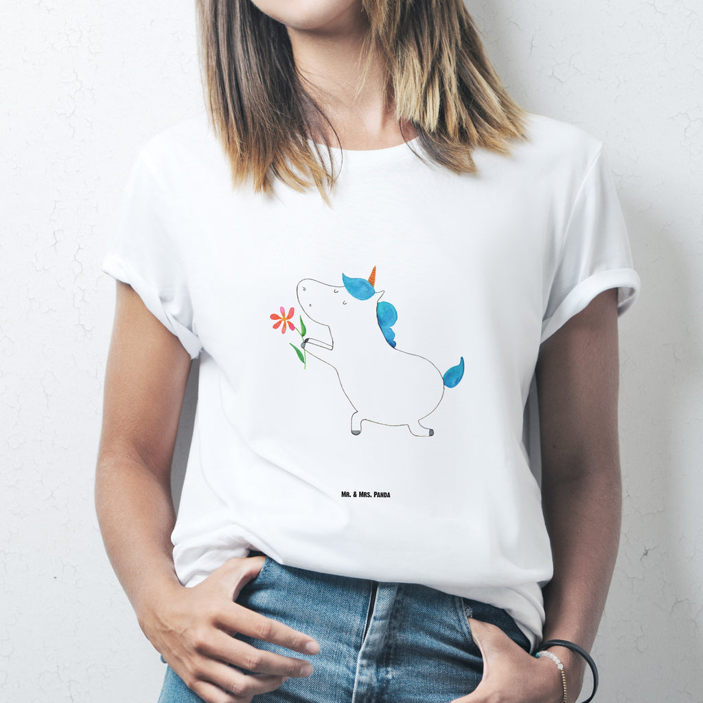 T-Shirt Standard Einhorn Blume T-Shirt, Shirt, Tshirt, Lustiges T-Shirt, T-Shirt mit Spruch, Party, Junggesellenabschied, Jubiläum, Geburstag, Herrn, Damen, Männer, Frauen, Schlafshirt, Nachthemd, Sprüche, Einhorn, Einhörner, Einhorn Deko, Pegasus, Unicorn, Liebe, Liebesbeweis, Antrag, Heiratsantrag, Verlobung, Ehepaar, Pärchen, Partner, Freund, Freundin, Ehe, heiraten