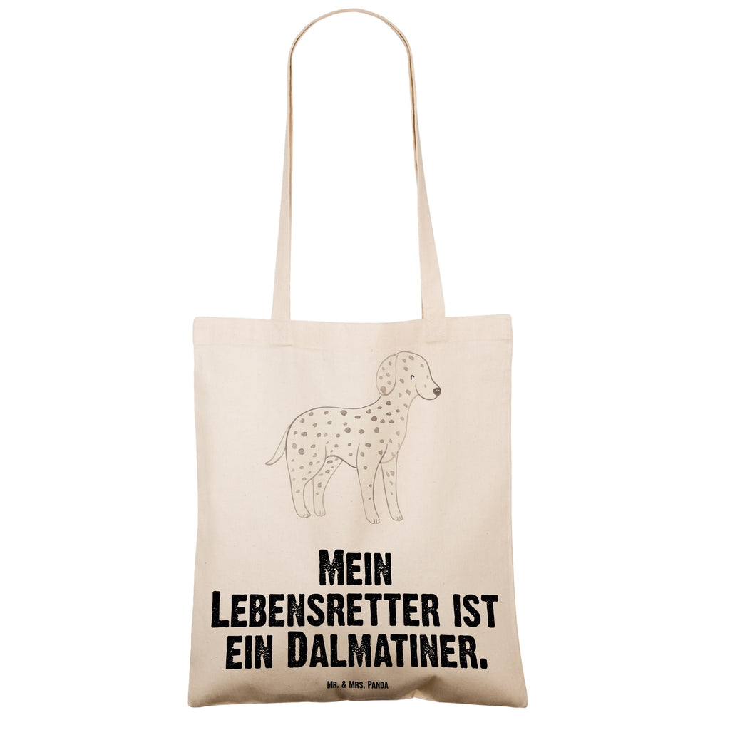 Tragetasche Dalmatiner Lebensretter Beuteltasche, Beutel, Einkaufstasche, Jutebeutel, Stoffbeutel, Tasche, Shopper, Umhängetasche, Strandtasche, Schultertasche, Stofftasche, Tragetasche, Badetasche, Jutetasche, Einkaufstüte, Laptoptasche, Hund, Hunderasse, Rassehund, Hundebesitzer, Geschenk, Tierfreund, Schenken, Welpe, Dalmatiner, Dalmatinac