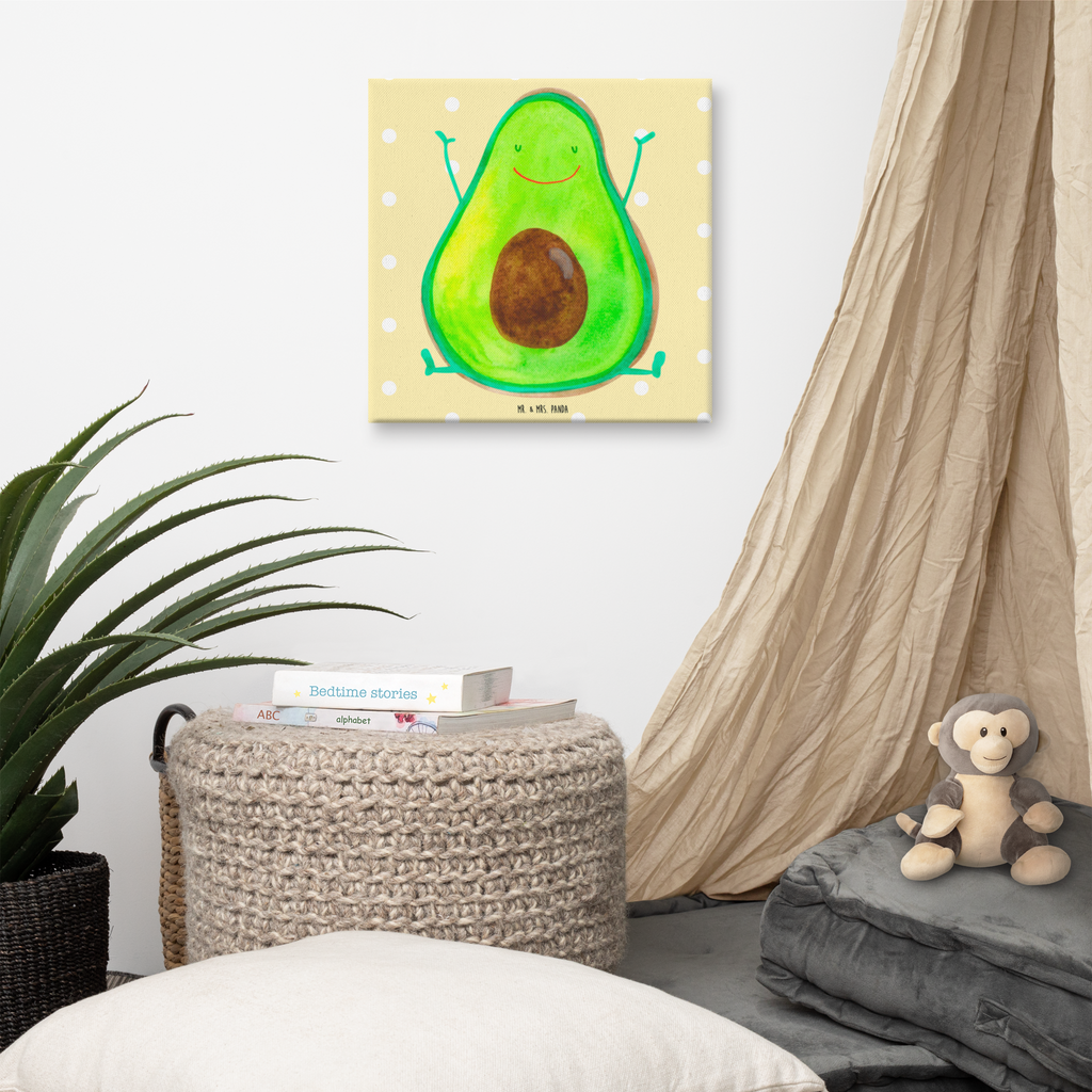 Leinwand Bild Avocado Happy Leinwand, Bild, Kunstdruck, Wanddeko, Dekoration, Avocado, Veggie, Vegan, Gesund, Chaos