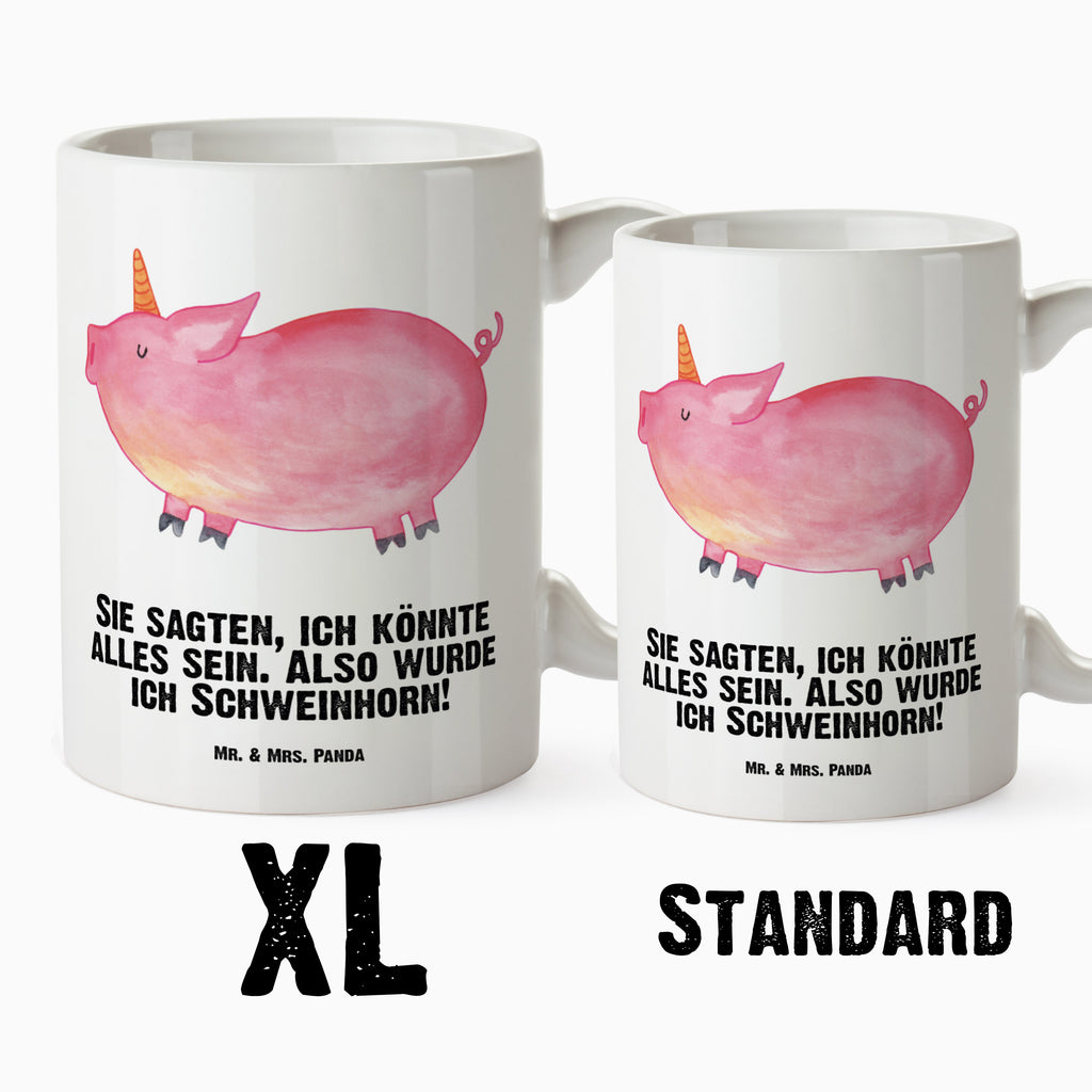 XL Tasse Einhorn Schweinhorn XL Tasse, Große Tasse, Grosse Kaffeetasse, XL Becher, XL Teetasse, spülmaschinenfest, Jumbo Tasse, Groß, Einhorn, Einhörner, Einhorn Deko, Pegasus, Unicorn, Party, Spaß, Schwein, Schweinhorn, Bauer, witzig. lustig, Spruch, geschenk, Pig, Piggy, funny, english, englisch