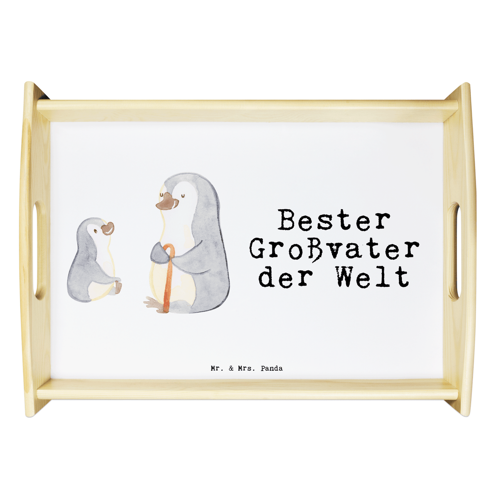 Serviertablett Pinguin Bester Großvater der Welt Serviertablett, Tablett, Holztablett, Küchentablett, Dekotablett, Frühstückstablett, für, Dankeschön, Geschenk, Schenken, Geburtstag, Geburtstagsgeschenk, Geschenkidee, Danke, Bedanken, Mitbringsel, Freude machen, Geschenktipp, Großvater, Grossvater, Opa, Opi. Großpapa, Großeltern, Enkel, Enkelin, Enkelkind, Kleinigkeit, Oppa, Oppi, Bester