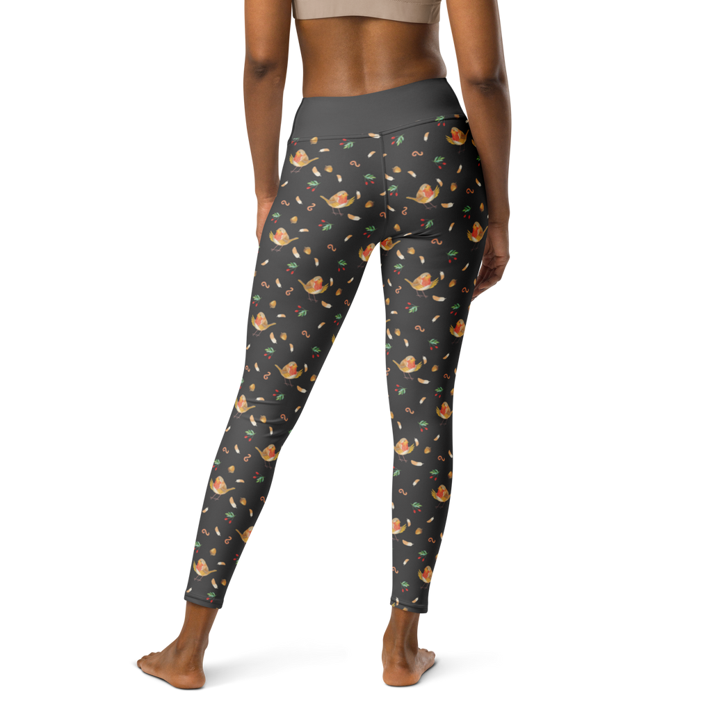 Yogahose Rotkehlchen Federn Muster Yogapants, Yogaleggings, Yogaleggins, Yogahose Damen, Yogahose, Frauen, Yogahose Mädchen, Yogahose Kinder, Yogahose Herren, Yogahose Männer, Tiermotive, Gute Laune, lustige Sprüche, Tiere, What if i fall, Rotkehlchen, Spruch Motivation, Spruch Mut, Vogel, Motivation Sprüche, Motivationsbilder, fliegen