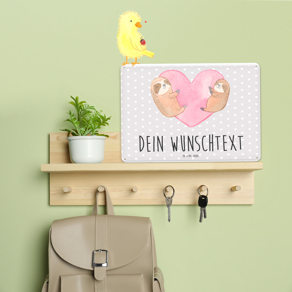 Personalisiertes Blechschild Faultiere Herz Blechschild, Metallschild, Geschenk Schild, Schild, Magnet-Metall-Schild, Deko Schild, Wandschild, Wand-Dekoration, Türschild, Liebe, Partner, Freund, Freundin, Ehemann, Ehefrau, Heiraten, Verlobung, Heiratsantrag, Liebesgeschenk, Jahrestag, Hocheitstag, Valentinstag, Geschenk für Frauen, Hochzeitstag, Mitbringsel, Geschenk für Freundin, Geschenk für Partner, Liebesbeweis, für Männer, für Ehemann