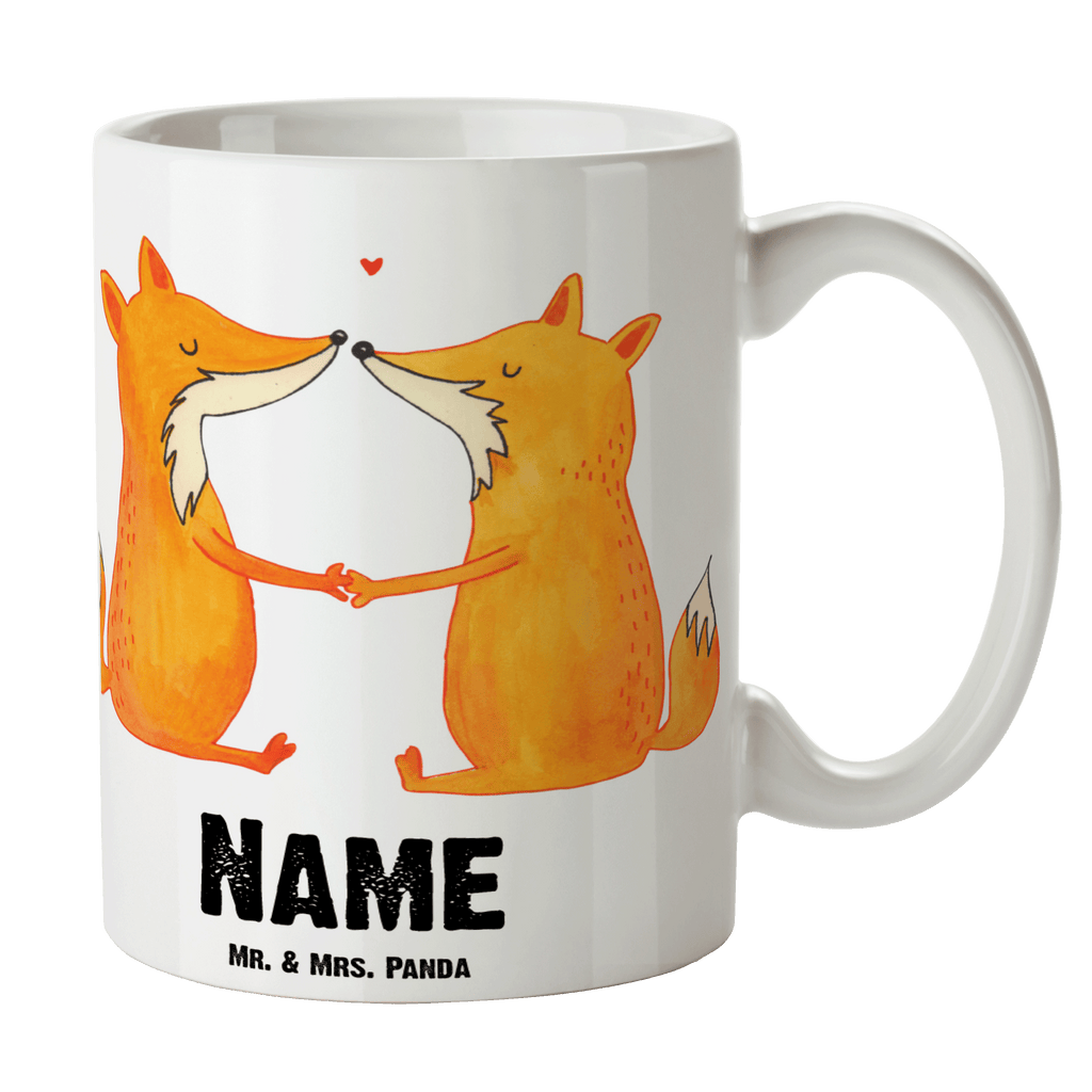 Personalisierte Tasse Füchse Liebe Personalisierte Tasse, Namenstasse, Wunschname, Personalisiert, Tasse, Namen, Drucken, Tasse mit Namen, Fuchs, Füchse, Fox, Liebe, Liebespaar, Paar, Partner, Freundin, Freund, Ehe, Verlobte, Ehemann, Ehefrau, Liebesbeweis