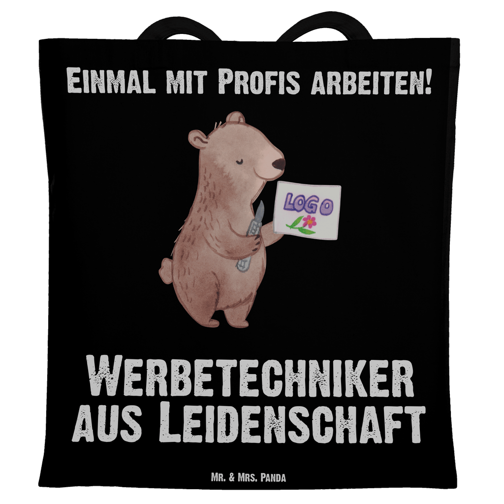 Tragetasche Werbetechniker aus Leidenschaft Beuteltasche, Beutel, Einkaufstasche, Jutebeutel, Stoffbeutel, Tasche, Shopper, Umhängetasche, Strandtasche, Schultertasche, Stofftasche, Tragetasche, Badetasche, Jutetasche, Einkaufstüte, Laptoptasche, Beruf, Ausbildung, Jubiläum, Abschied, Rente, Kollege, Kollegin, Geschenk, Schenken, Arbeitskollege, Mitarbeiter, Firma, Danke, Dankeschön