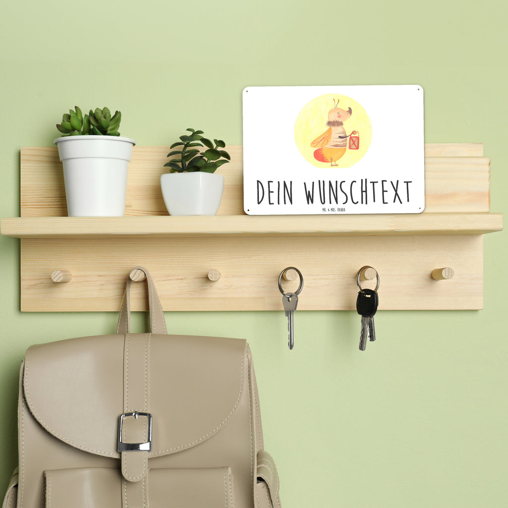 Personalisiertes Blechschild Glühwürmchen Blechschild, Metallschild, Geschenk Schild, Schild, Magnet-Metall-Schild, Deko Schild, Wandschild, Wand-Dekoration, Türschild, Tiermotive, Gute Laune, lustige Sprüche, Tiere, Glühwürmchen, Glühwurm, Falter, Liebe, Leuchten, magisch, Liebesbeweis, Lieblingsmensch, Verlobung, Heiratsantrag, Jahrestag, Liebesspruch