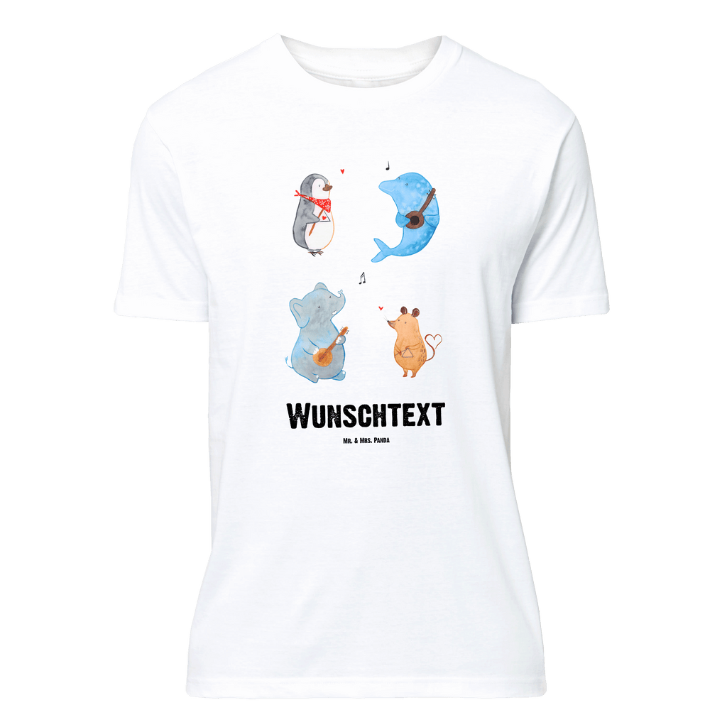 Personalisiertes T-Shirt Big Band T-Shirt Personalisiert, T-Shirt mit Namen, T-Shirt mit Aufruck, Männer, Frauen, Wunschtext, Bedrucken, Tiermotive, Gute Laune, lustige Sprüche, Tiere, Hund, Pinguin, Maus, Elefant, Delfin, Gitarre, Band, Triangel, Musikanten, Musik