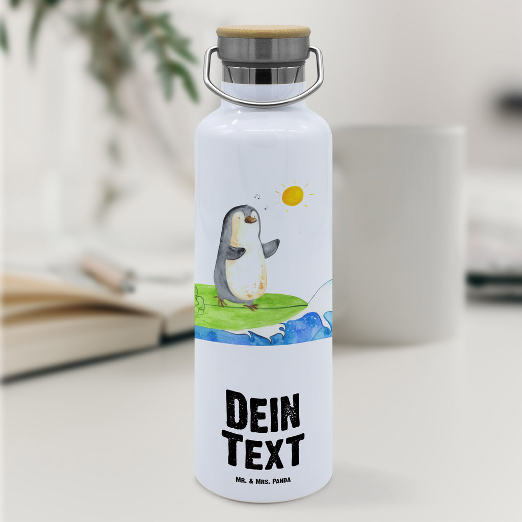 Personalisierte Trinkflasche Pinguin Surfer Personalisierte Trinkflasche, Trinkflasche mit Namen, Trinkflasche bedrucken, Flasche personalisiert, Trinkflasch mit Aufdruck, Trinkflasche Werbegeschenk, Namensaufdruck Trinkflasche, Sportflasche personalisiert, Trinkflasche Sport, Pinguin, Pinguine, surfen, Surfer, Hawaii, Urlaub, Wellen, Wellen reiten, Portugal