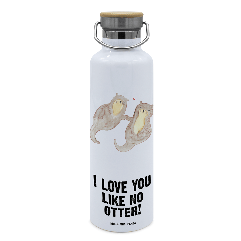 Trinkflasche Otter Hände halten Thermosflasche, Isolierflasche, Edelstahl, Trinkflasche, isoliert, Wamrhaltefunktion, Sportflasche, Flasche zum Sport, Sportlerflasche, Otter, Fischotter, Seeotter, Otter Seeotter See Otter