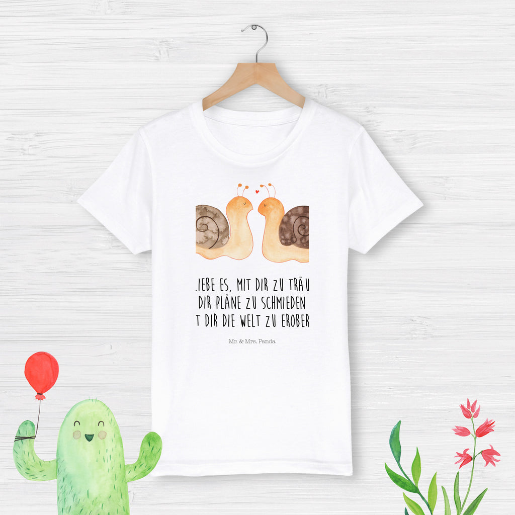 Organic Kinder T-Shirt Schnecken Liebe Kinder T-Shirt, Kinder T-Shirt Mädchen, Kinder T-Shirt Jungen, Liebe, Partner, Freund, Freundin, Ehemann, Ehefrau, Heiraten, Verlobung, Heiratsantrag, Liebesgeschenk, Jahrestag, Hocheitstag