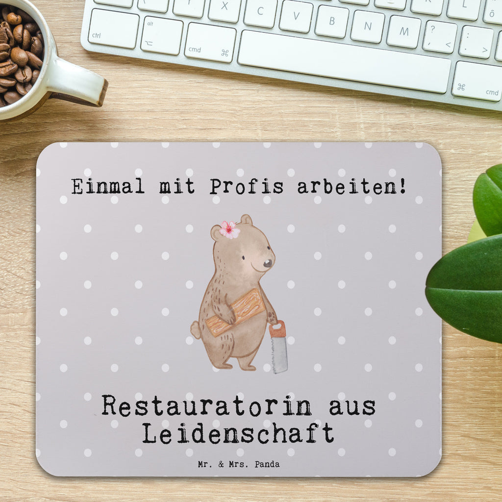 Mauspad Restauratorin aus Leidenschaft Mousepad, Computer zubehör, Büroausstattung, PC Zubehör, Arbeitszimmer, Mauspad, Einzigartiges Mauspad, Designer Mauspad, Mausunterlage, Mauspad Büro, Beruf, Ausbildung, Jubiläum, Abschied, Rente, Kollege, Kollegin, Geschenk, Schenken, Arbeitskollege, Mitarbeiter, Firma, Danke, Dankeschön