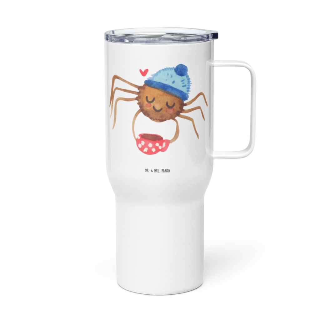 XXL Thermobecher Spinne Agathe Kaffee Thermobecher, XL Thermobecher, Reisebecher, XL Reisetasse, Großer Thermobecher, Autobecher, Jumbo Becher, Spinne Agathe, Spinne, Agathe, Videos, Merchandise, Kaffee, Morgen, Morgenmuffel, Lebensweisheiten, Weiser Spruch