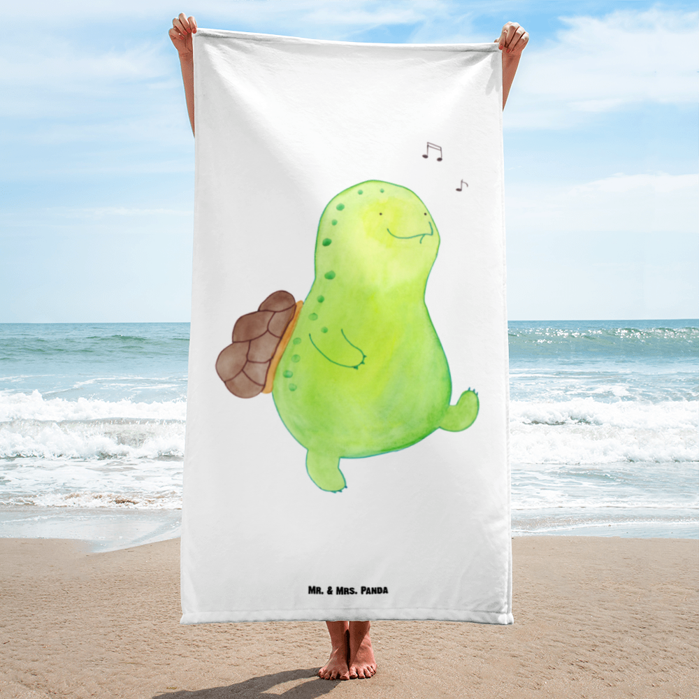 XL Badehandtuch Schildkröte Pfeifen Handtuch, Badetuch, Duschtuch, Strandtuch, Saunatuch, Schildkröte, Schildi, Schildkröten, fröhlich, Glück, Motivation, Lebensfreude, Depression, Trennung, Neuanfang