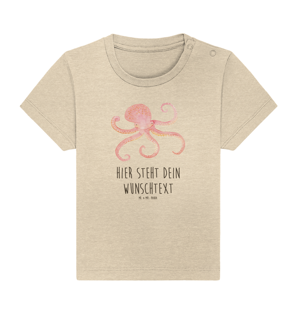 Personalisiertes Baby Shirt Tintenfisch Personalisiertes Baby T-Shirt, Personalisiertes Jungen Baby T-Shirt, Personalisiertes Mädchen Baby T-Shirt, Personalisiertes Shirt, Tiermotive, Gute Laune, lustige Sprüche, Tiere, Meer, Meerestier, Krake, Tintenfisch, Arme, Wasser, Ozean