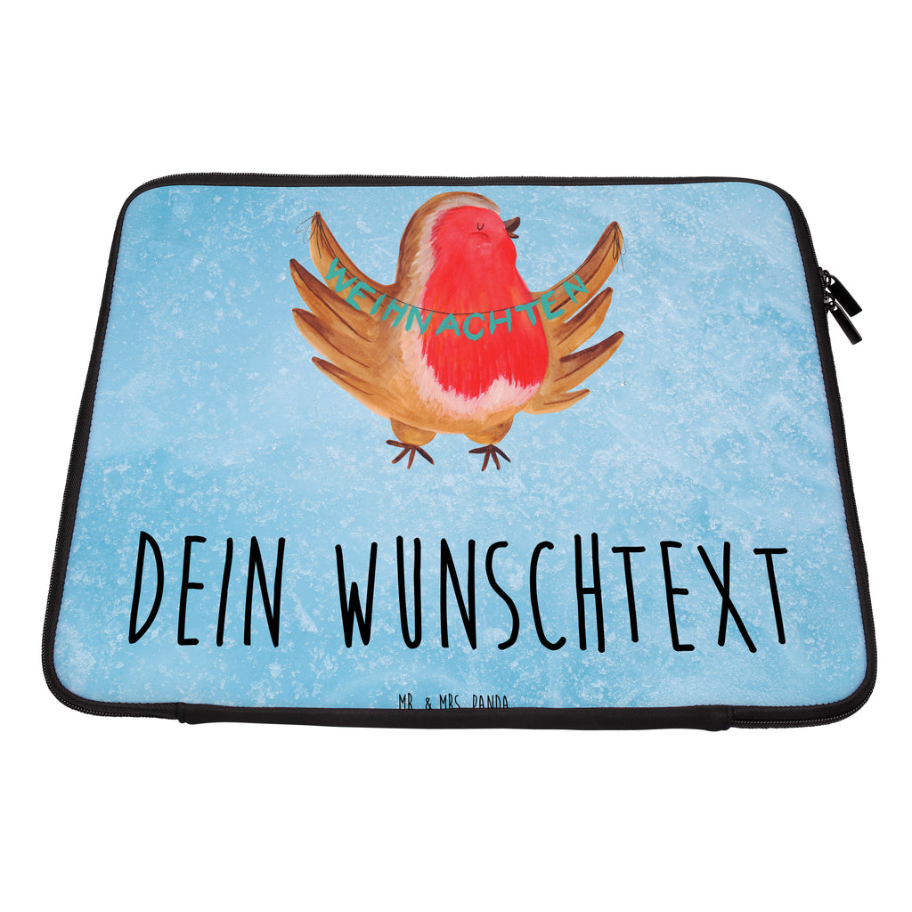 Personalisierte Notebook Tasche Rotkehlchen Weihnachten Personalisierte Notebook Tasche, Personalisierte Notebooktasche, Personalisierte Computertasche, Personalisierte Notebook-Reisehülle, Personalisierte Laptop Hülle, Personalisierte Laptop Tasche, Notebook Tasche personalisiert, Notebook Tasche mit Namen, Notebook Tasche bedrucken, Winter, Weihnachten, Weihnachtsdeko, Nikolaus, Advent, Heiligabend, Wintermotiv, Frohe Weihnachten, Weihnachtsmotiv, Weihnachtsgruß, Vogel, xmas