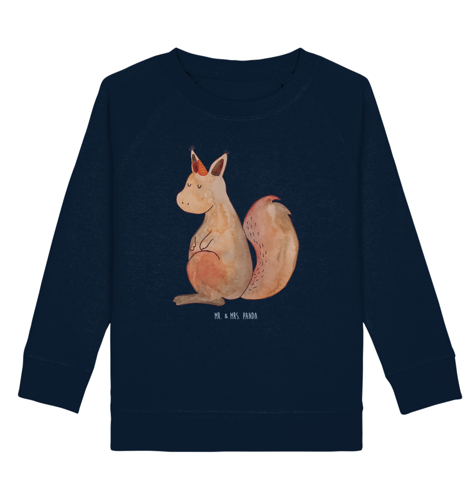 Organic Kinder Pullover Einhörnchen Glaube Kinder Pullover, Kinder Sweatshirt, Jungen, Mädchen, Einhorn, Einhörner, Einhorn Deko, Pegasus, Unicorn, Einhörnchen, Eichhörnchen, Eichhorn