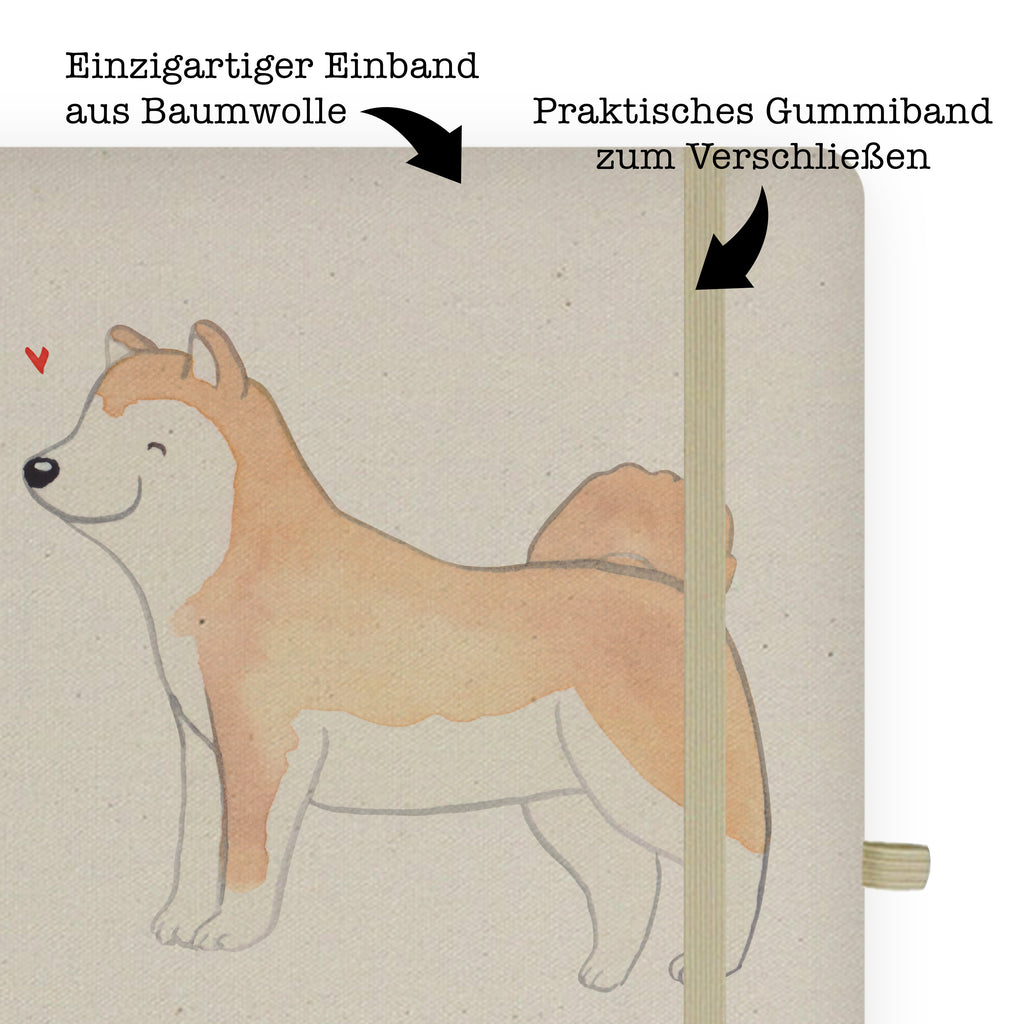 Baumwoll Notizbuch Akita Inu Lebensretter Notizen, Eintragebuch, Tagebuch, Notizblock, Adressbuch, Journal, Kladde, Skizzenbuch, Notizheft, Schreibbuch, Schreibheft, Hund, Hunderasse, Rassehund, Hundebesitzer, Geschenk, Tierfreund, Schenken, Welpe