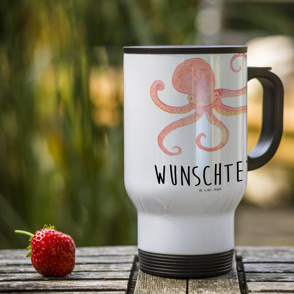 Personalisierter Thermobecher Tintenfisch Personalisierter Thermobecher, Personalisierter To Go Becher, Personalisierte Thermotasse, Personalisierter Kaffeebecher, Personalisierter Isolierbecher, Thermobecher personalisieren, Thermobecher mit Namen, Thermobecher selbst gestalten, Wunschname, Spülmaschinenfest, Bedrucken, Isolierbecher mit Namen, Isolierbecher selbst gestalten, Thermotasse personalisieren, Thermotasse mit Namen, Tiermotive, Gute Laune, lustige Sprüche, Tiere, Meer, Meerestier, Krake, Tintenfisch, Arme, Wasser, Ozean