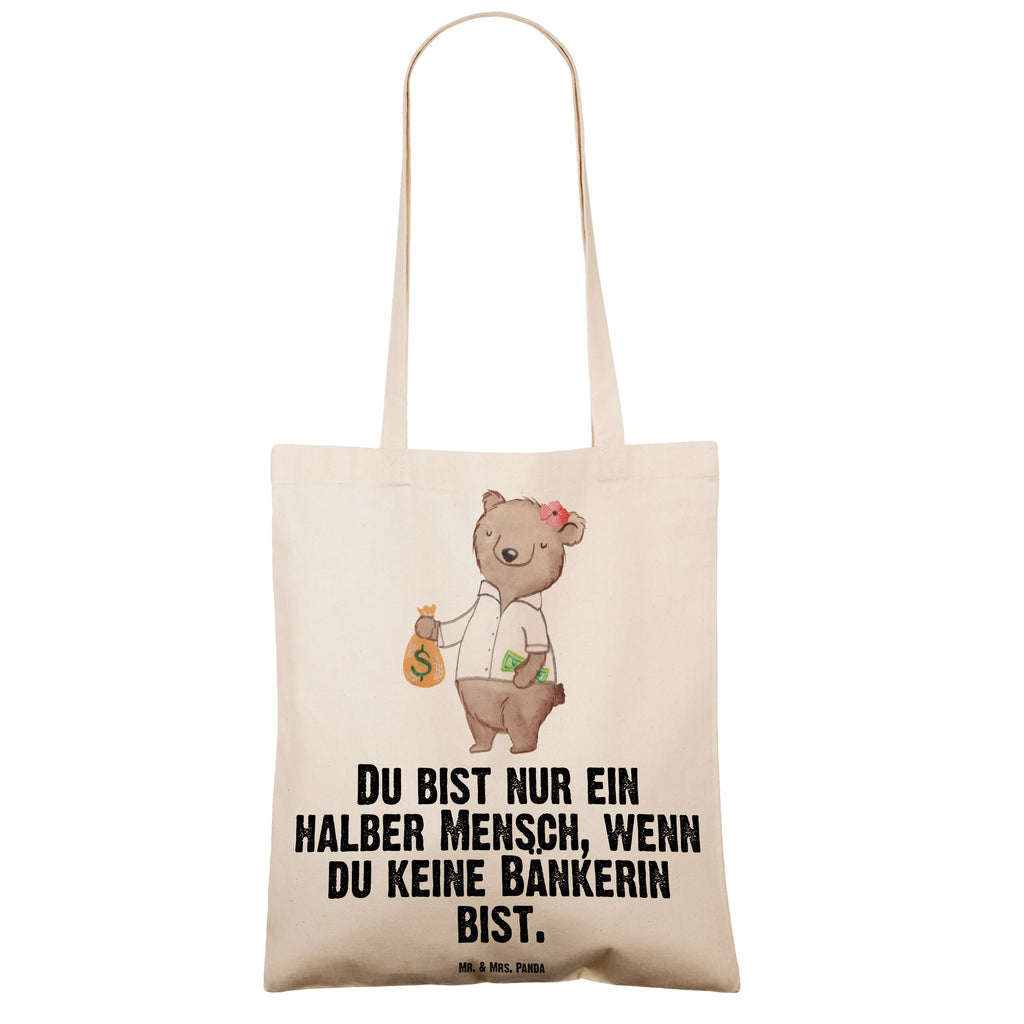 Tragetasche Bänkerin mit Herz Beuteltasche, Beutel, Einkaufstasche, Jutebeutel, Stoffbeutel, Tasche, Shopper, Umhängetasche, Strandtasche, Schultertasche, Stofftasche, Tragetasche, Badetasche, Jutetasche, Einkaufstüte, Laptoptasche, Beruf, Ausbildung, Jubiläum, Abschied, Rente, Kollege, Kollegin, Geschenk, Schenken, Arbeitskollege, Mitarbeiter, Firma, Danke, Dankeschön, Bänkerin, Bankfachfrau, Bankangestellte, Bankberaterin