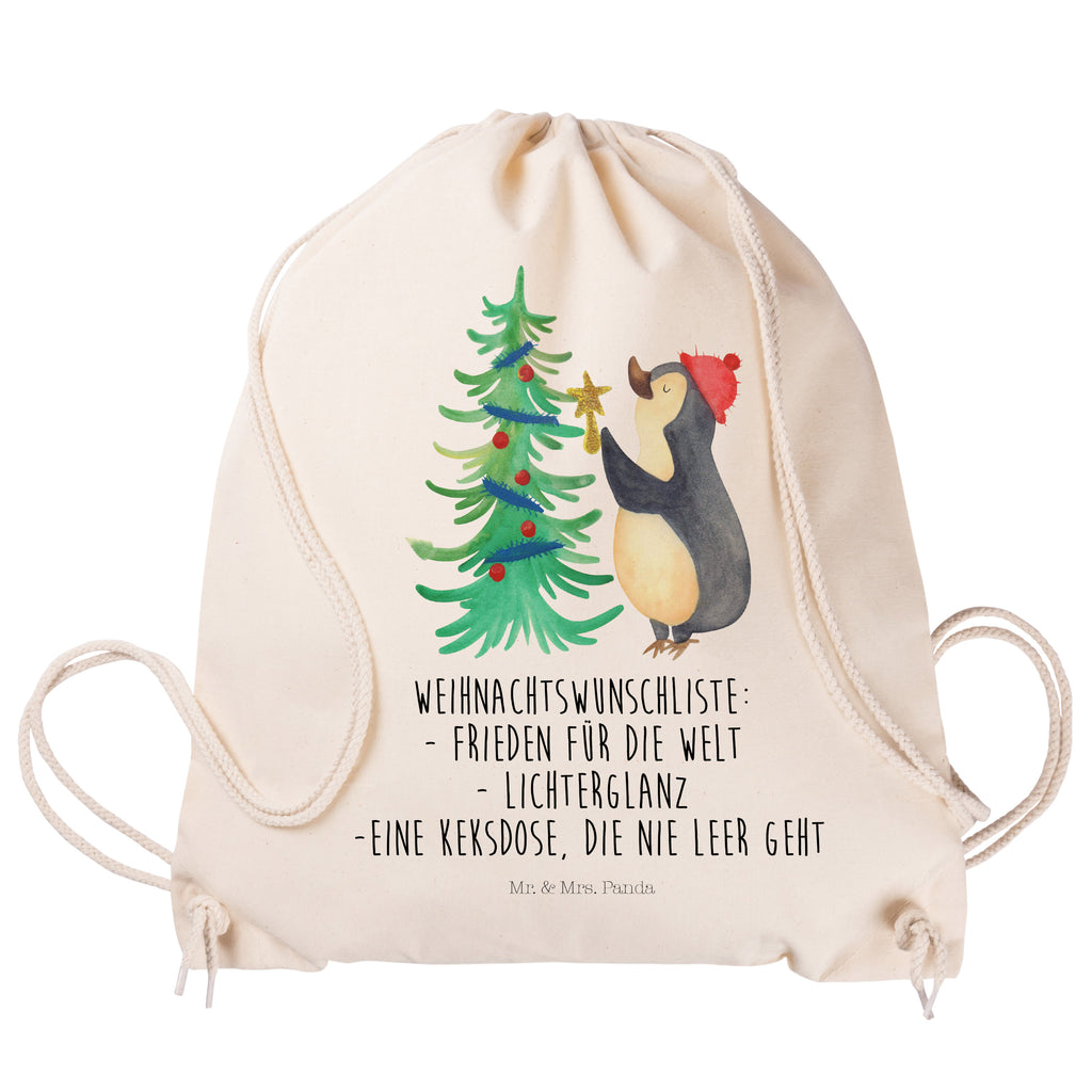 Sportbeutel Pinguin Weihnachtsbaum Sportbeutel, Turnbeutel, Beutel, Sporttasche, Tasche, Stoffbeutel, Sportbeutel Kinder, Gymsack, Beutel Rucksack, Kleine Sporttasche, Sportzubehör, Turnbeutel Baumwolle, Winter, Weihnachten, Weihnachtsdeko, Nikolaus, Advent, Heiligabend, Wintermotiv, Pinguin