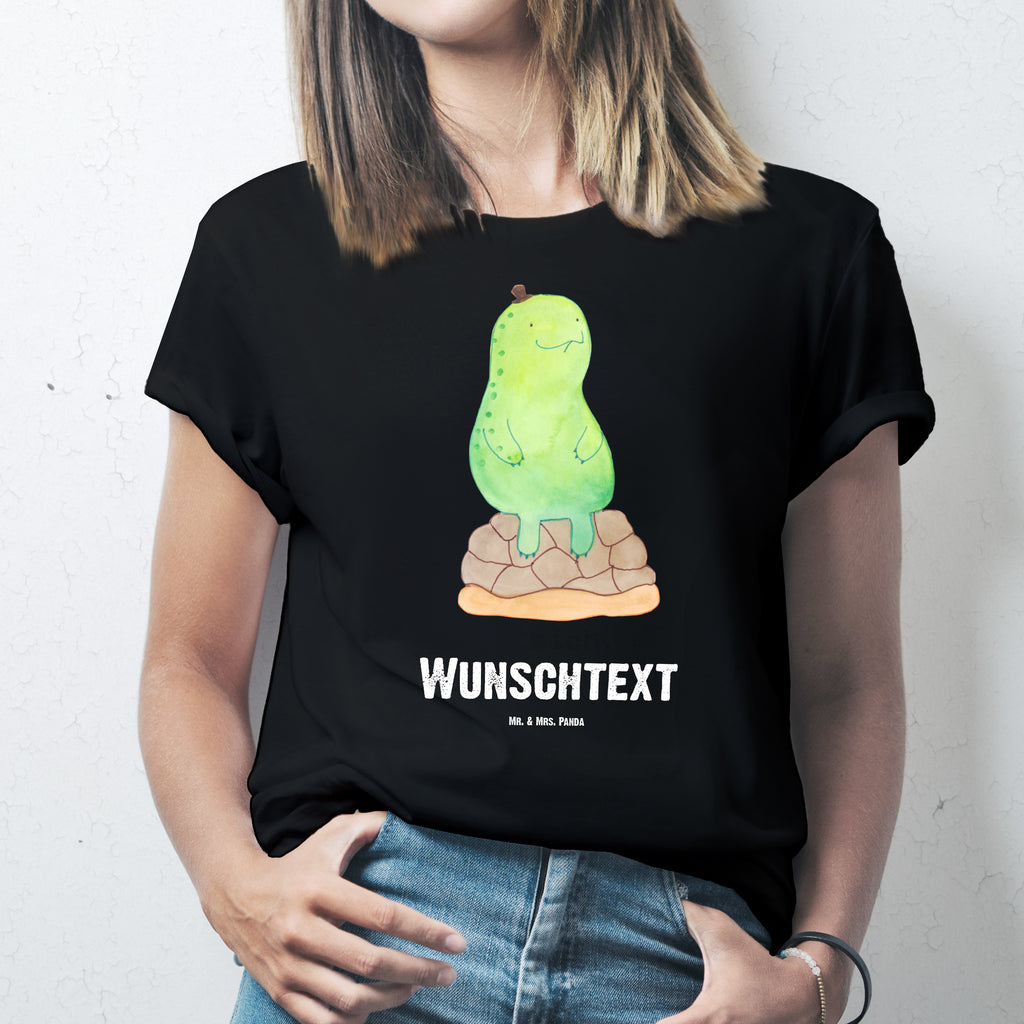 Personalisiertes T-Shirt Schildkröte pausiert T-Shirt Personalisiert, T-Shirt mit Namen, T-Shirt mit Aufruck, Männer, Frauen, Wunschtext, Bedrucken, Schildkröte, Achtsamkeit, Entschleunigen, achtsam