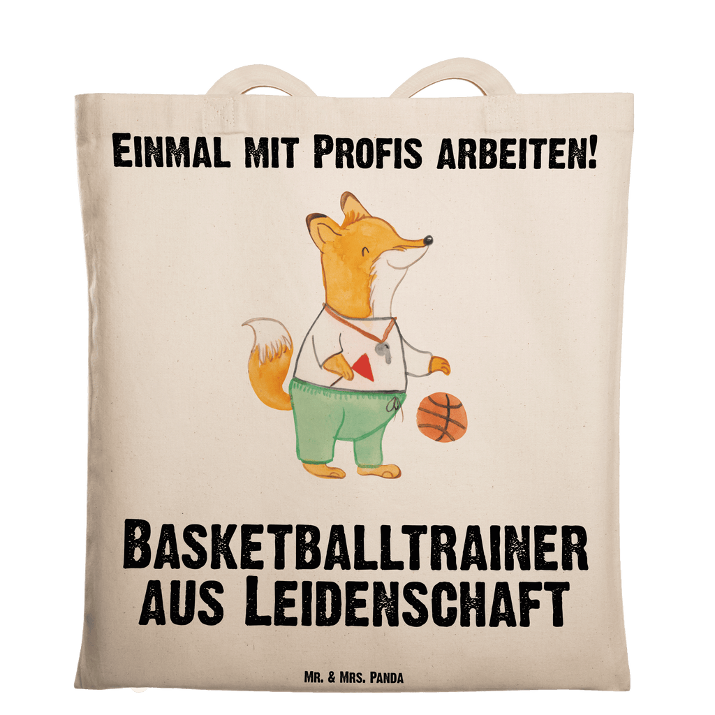 Tragetasche Basketballtrainer aus Leidenschaft Beuteltasche, Beutel, Einkaufstasche, Jutebeutel, Stoffbeutel, Tasche, Shopper, Umhängetasche, Strandtasche, Schultertasche, Stofftasche, Tragetasche, Badetasche, Jutetasche, Einkaufstüte, Laptoptasche, Beruf, Ausbildung, Jubiläum, Abschied, Rente, Kollege, Kollegin, Geschenk, Schenken, Arbeitskollege, Mitarbeiter, Firma, Danke, Dankeschön, Basketballtrainer, Basketball, Sport, Ballsport, Basketballcoach, Basketballer, Verein