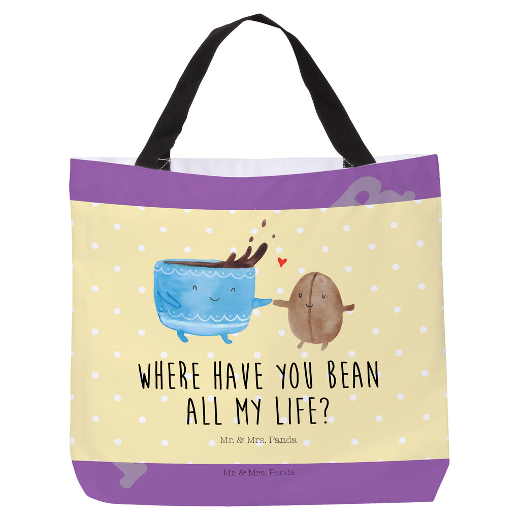 Shopper Kaffee Bohne Beutel, Einkaufstasche, Tasche, Strandtasche, Einkaufsbeutel, Shopper, Schultasche, Freizeittasche, Tragebeutel, Schulbeutel, Alltagstasche, Tiermotive, Gute Laune, lustige Sprüche, Tiere, Kaffee, Kaffeebohne, Genuss, Zufriedenheit, Glück