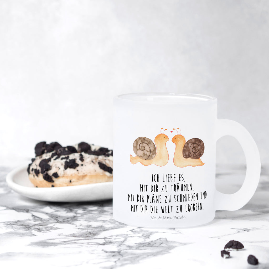 Teetasse Schnecken Liebe Teetasse, Teeglas, Teebecher, Tasse mit Henkel, Tasse, Glas Teetasse, Teetasse aus Glas, Liebe, Partner, Freund, Freundin, Ehemann, Ehefrau, Heiraten, Verlobung, Heiratsantrag, Liebesgeschenk, Jahrestag, Hocheitstag