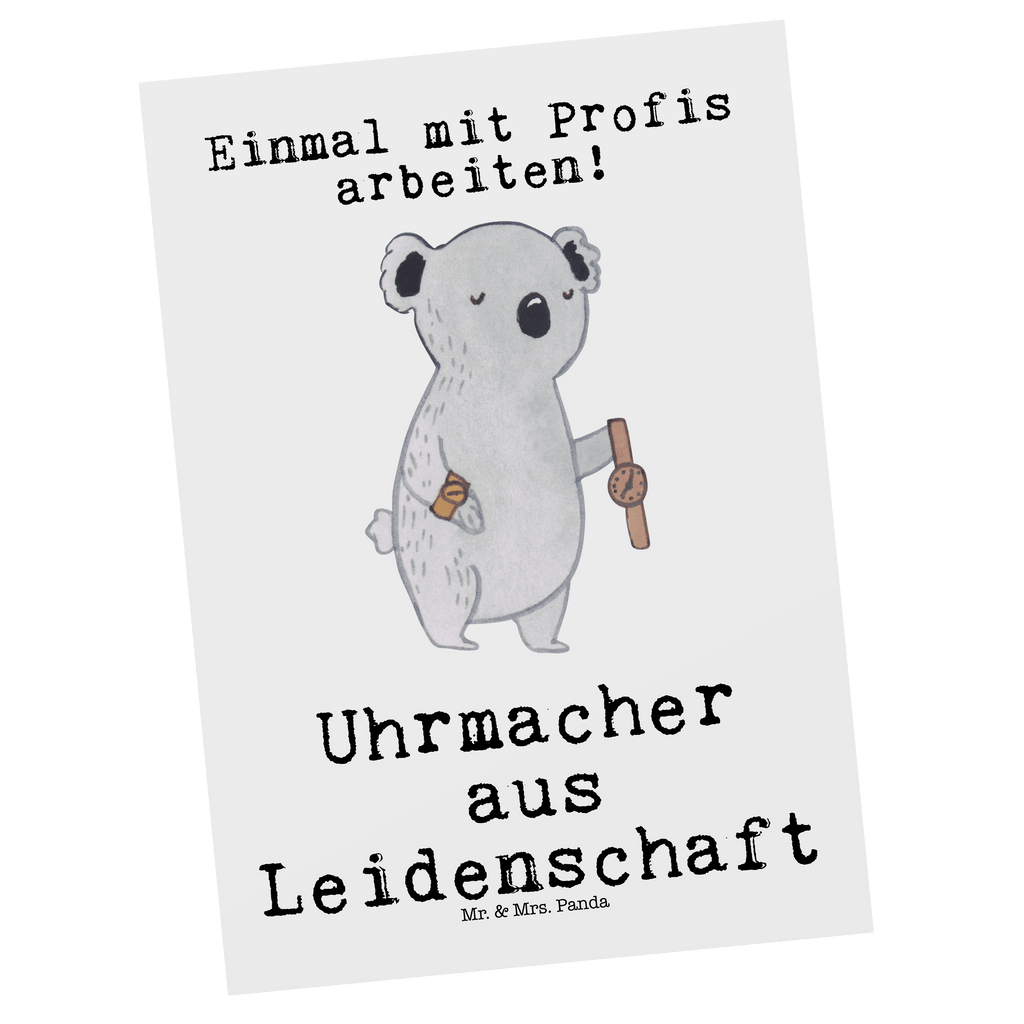 Postkarte Uhrmacher aus Leidenschaft Postkarte, Karte, Geschenkkarte, Grußkarte, Einladung, Ansichtskarte, Geburtstagskarte, Einladungskarte, Dankeskarte, Ansichtskarten, Einladung Geburtstag, Einladungskarten Geburtstag, Beruf, Ausbildung, Jubiläum, Abschied, Rente, Kollege, Kollegin, Geschenk, Schenken, Arbeitskollege, Mitarbeiter, Firma, Danke, Dankeschön