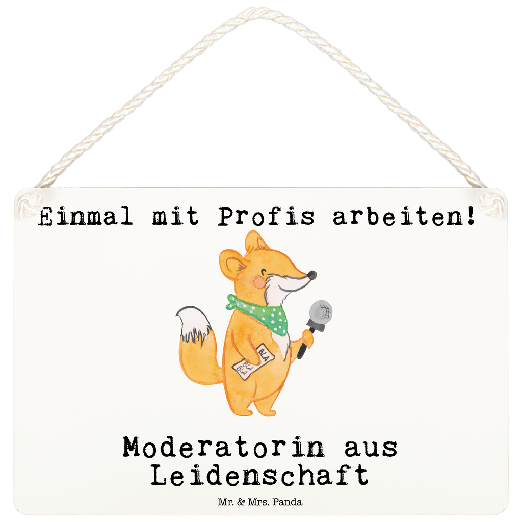 Deko Schild Moderatorin aus Leidenschaft Dekoschild, Deko Schild, Schild, Tür Schild, Türschild, Holzschild, Wandschild, Wanddeko, Beruf, Ausbildung, Jubiläum, Abschied, Rente, Kollege, Kollegin, Geschenk, Schenken, Arbeitskollege, Mitarbeiter, Firma, Danke, Dankeschön