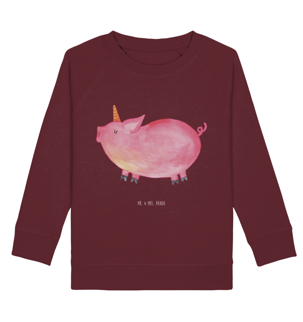 Organic Kinder Pullover Einhorn Schweinhorn Kinder Pullover, Kinder Sweatshirt, Jungen, Mädchen, Einhorn, Einhörner, Einhorn Deko, Pegasus, Unicorn, Party, Spaß, Schwein, Schweinhorn, Bauer, witzig. lustig, Spruch, geschenk, Pig, Piggy, funny, english, englisch