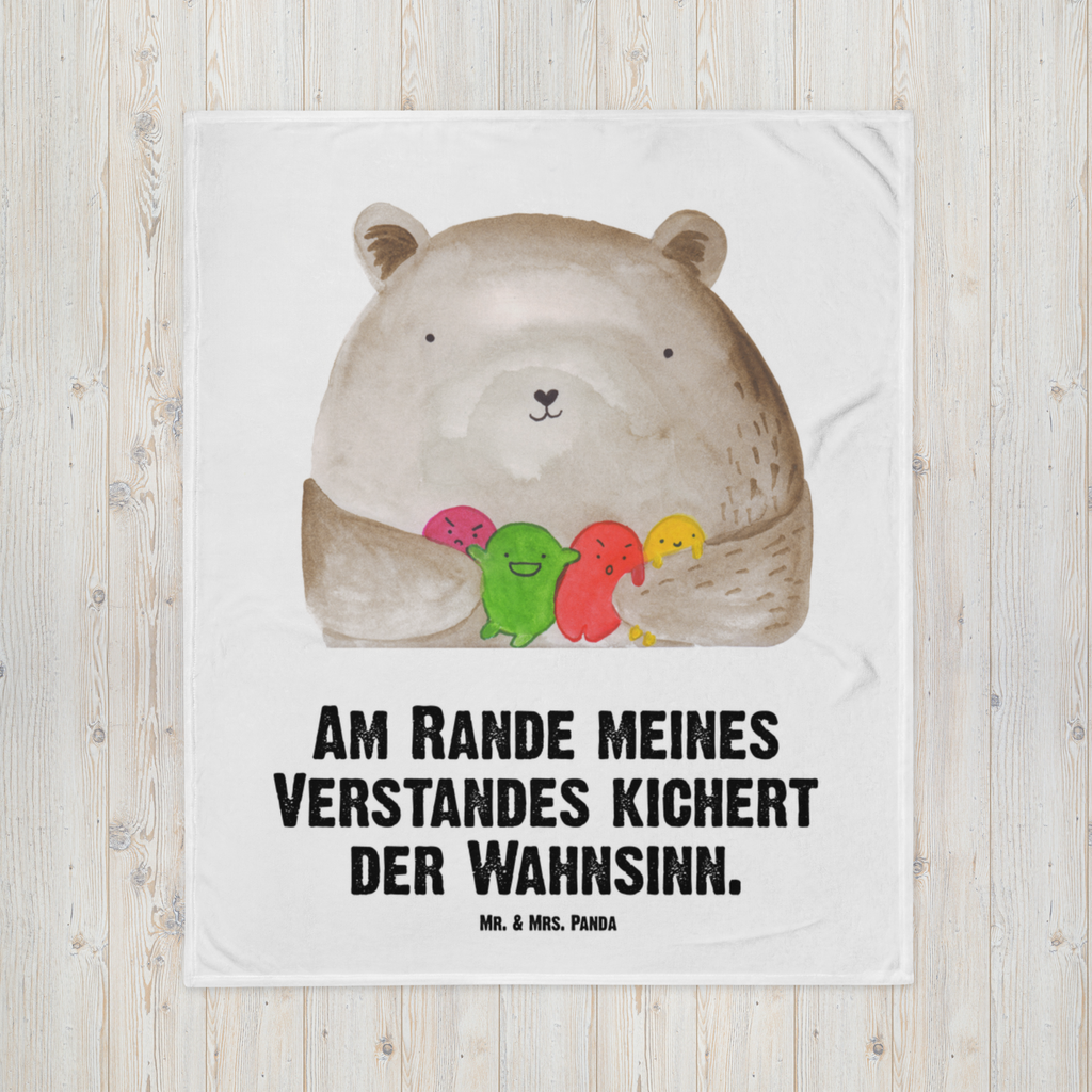 Kuscheldecke Bär Gefühl Decke, Wohndecke, Tagesdecke, Wolldecke, Sofadecke, Bär, Teddy, Teddybär, Wahnsinn, Verrückt, Durchgedreht