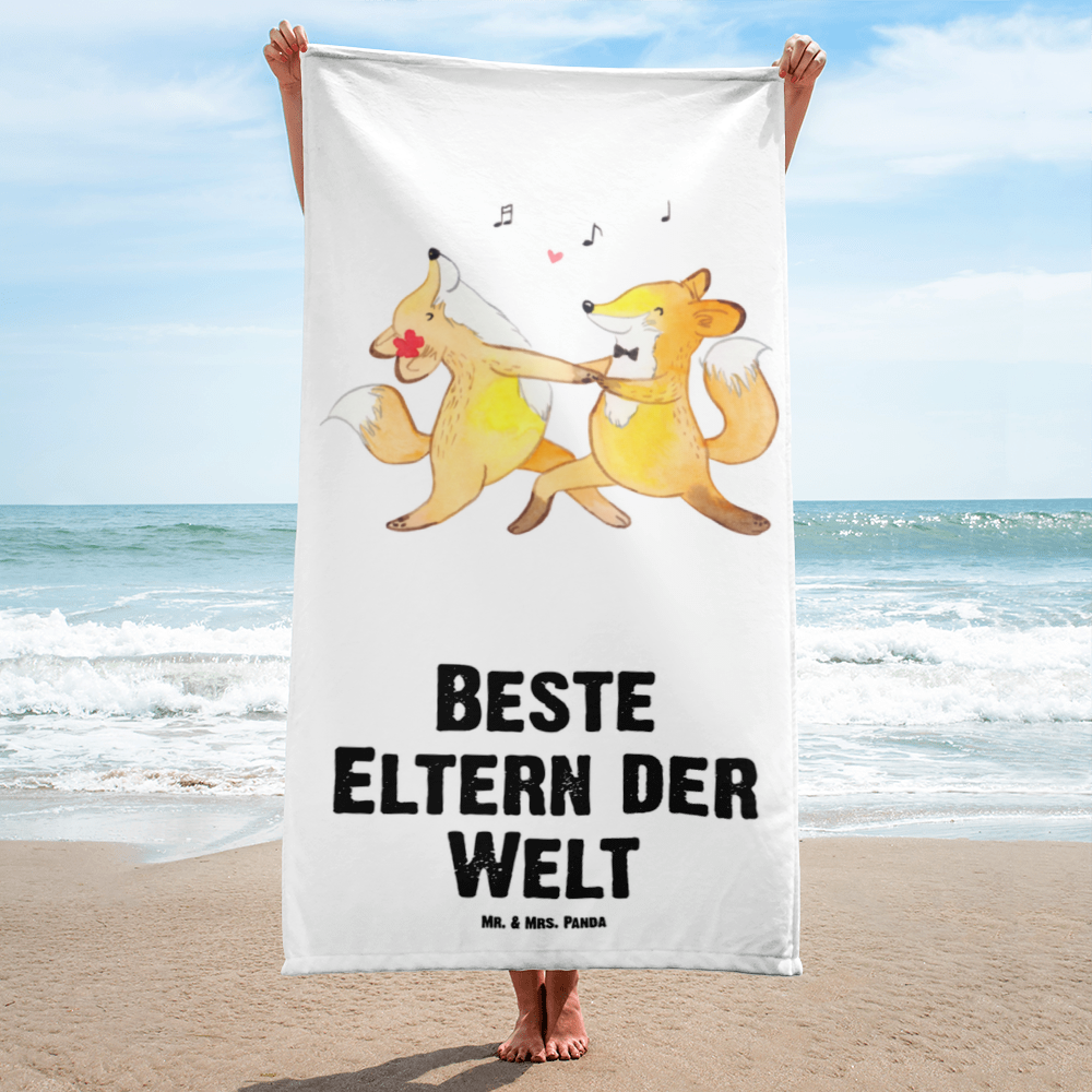 XL Badehandtuch Fuchs Beste Eltern der Welt Handtuch, Badetuch, Duschtuch, Strandtuch, Saunatuch, für, Dankeschön, Geschenk, Schenken, Geburtstag, Geburtstagsgeschenk, Geschenkidee, Danke, Bedanken, Mitbringsel, Freude machen, Geschenktipp, Eltern, Mama, Papa, Erzeuger, Mami, Papi, Familie, Elternpaar, Mama und Papa