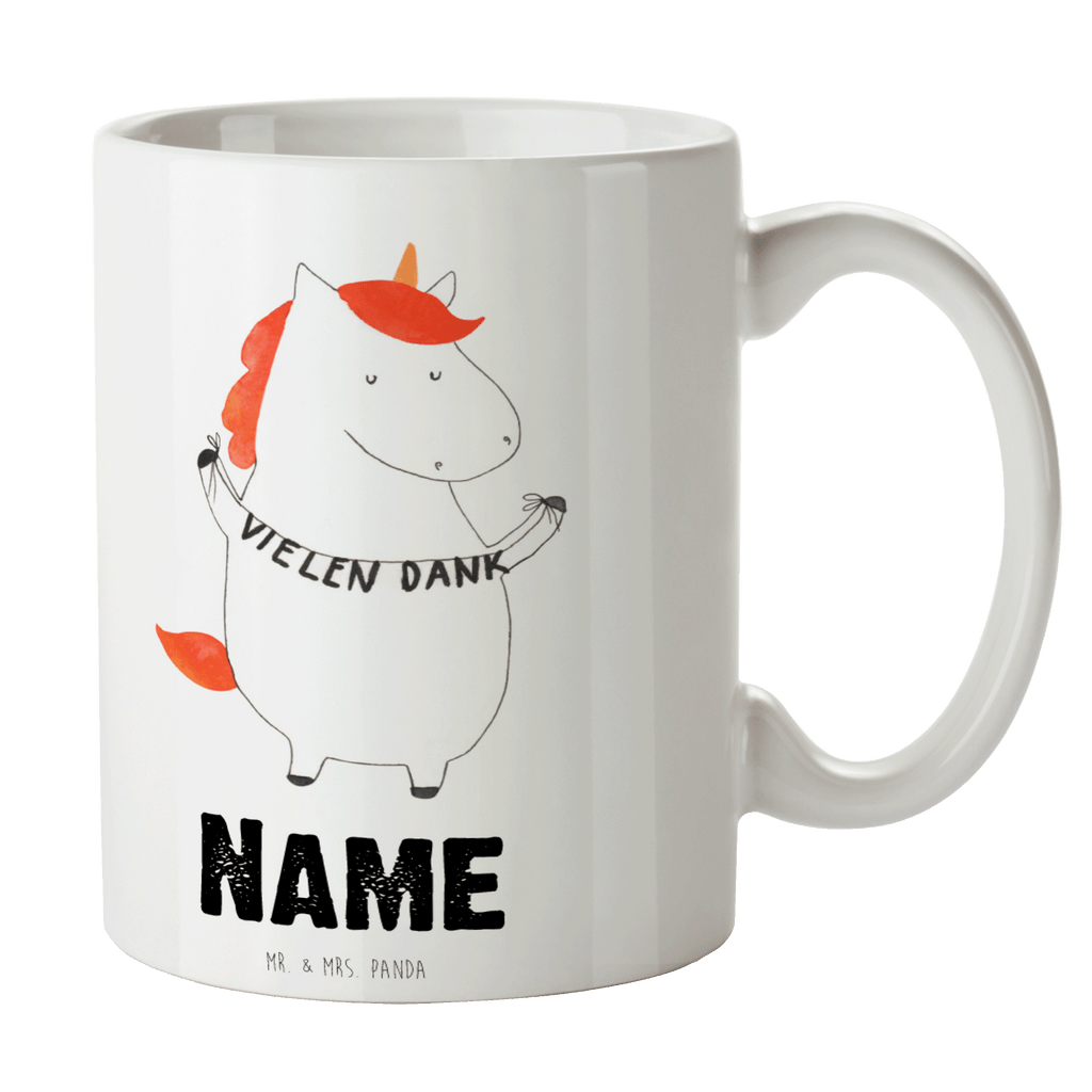 Personalisierte Tasse Einhorn Vielen Dank Personalisierte Tasse, Namenstasse, Wunschname, Personalisiert, Tasse, Namen, Drucken, Tasse mit Namen, Einhorn, Einhörner, Einhorn Deko, Pegasus, Unicorn, Danke, vielen Dank, Dankeschön, Danksagung