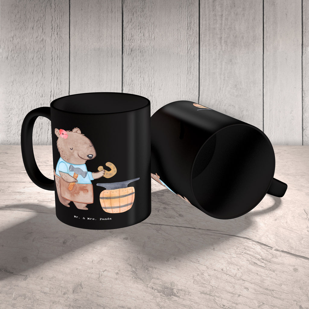 Tasse Schmiedin mit Herz Tasse, Kaffeetasse, Teetasse, Becher, Kaffeebecher, Teebecher, Keramiktasse, Porzellantasse, Büro Tasse, Geschenk Tasse, Tasse Sprüche, Tasse Motive, Kaffeetassen, Tasse bedrucken, Designer Tasse, Cappuccino Tassen, Schöne Teetassen, Beruf, Ausbildung, Jubiläum, Abschied, Rente, Kollege, Kollegin, Geschenk, Schenken, Arbeitskollege, Mitarbeiter, Firma, Danke, Dankeschön