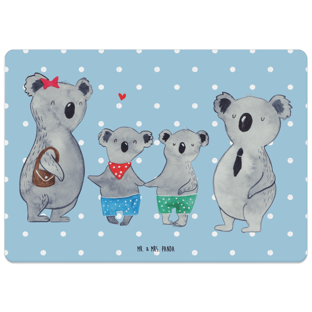 Tischset Koala Familie zwei Tischset, Tischuntersetzer, Platzset, Tischsets abwaschbar, Tischunterlage, Familie, Vatertag, Muttertag, Bruder, Schwester, Mama, Papa, Oma, Opa, Koala, Koalabär, beste Familie, Familienzeit, Familienleben, Koalafamilie, Lieblingsfamilie