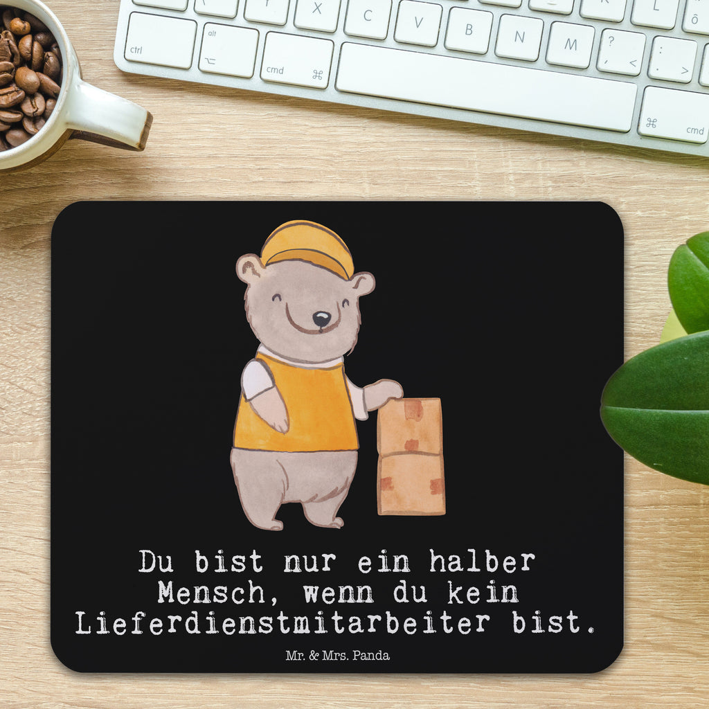 Mauspad Lieferdienstmitarbeiter mit Herz Mousepad, Computer zubehör, Büroausstattung, PC Zubehör, Arbeitszimmer, Mauspad, Einzigartiges Mauspad, Designer Mauspad, Mausunterlage, Mauspad Büro, Beruf, Ausbildung, Jubiläum, Abschied, Rente, Kollege, Kollegin, Geschenk, Schenken, Arbeitskollege, Mitarbeiter, Firma, Danke, Dankeschön, Lieferdienstmitarbeiter, Pizzabäcker, Pizzabote, Pizzabringdienst, Lieferbringdienst