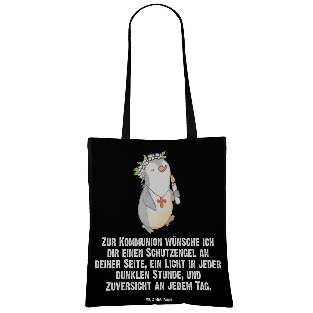 Tragetasche Pinguin Kommunion Mädchen Beuteltasche, Beutel, Einkaufstasche, Jutebeutel, Stoffbeutel, Tasche, Shopper, Umhängetasche, Strandtasche, Schultertasche, Stofftasche, Tragetasche, Badetasche, Jutetasche, Einkaufstüte, Laptoptasche, Konfirmation, Kommunion, Jugendweihe, Konfirmation Geschenk, Gott, Gläubig, Alles Gute