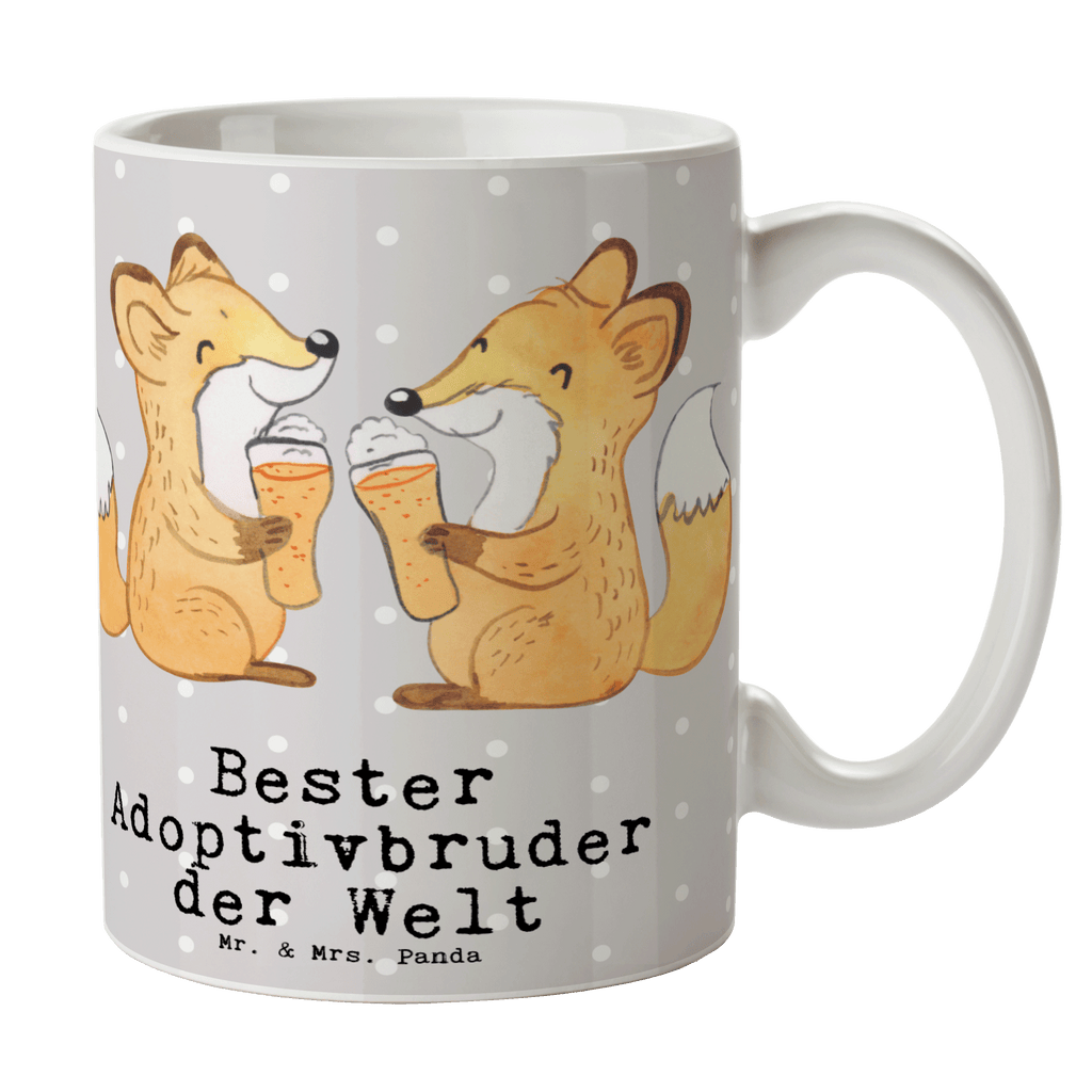 Tasse Fuchs Bester Adoptivbruder der Welt Tasse, Kaffeetasse, Teetasse, Becher, Kaffeebecher, Teebecher, Keramiktasse, Porzellantasse, Büro Tasse, Geschenk Tasse, Tasse Sprüche, Tasse Motive, Kaffeetassen, Tasse bedrucken, Designer Tasse, Cappuccino Tassen, Schöne Teetassen, für, Dankeschön, Geschenk, Schenken, Geburtstag, Geburtstagsgeschenk, Geschenkidee, Danke, Bedanken, Mitbringsel, Freude machen, Geschenktipp, Adoptivbruder, adoptiert, Bruder, Brudi, Geschwister, Bruderherz, Schwester, Familie, Kleinigkeit, Brother, Bester, Sohn