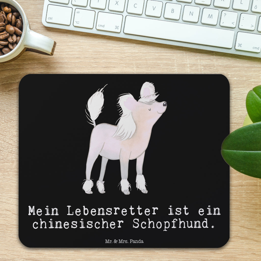 Mauspad Chinesischer Schopfhund Lebensretter Mousepad, Computer zubehör, Büroausstattung, PC Zubehör, Arbeitszimmer, Mauspad, Einzigartiges Mauspad, Designer Mauspad, Mausunterlage, Mauspad Büro, Hund, Hunderasse, Rassehund, Hundebesitzer, Geschenk, Tierfreund, Schenken, Welpe, Chinesischer Schopfhund, Chinese Crested Dog