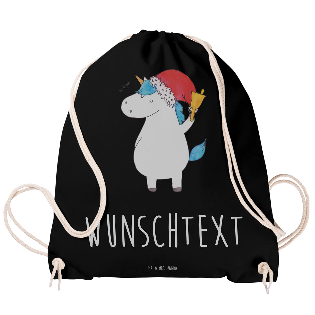 Personalisierter Sportbeutel Einhorn Weihnachtsmann Personalisierter Sportbeutel, Personalisierter Beutel, Personalisierte Sporttasche, Personalisierter Tasche, Personalisierter Stoffbeutel, Personalisierter Sportbeutel Kinder, Sportbeutel mit Namen, Turnbeutel mit Namen, Beutel mit Namen, Sporttasche mit Namen, Tasche mit Namen, Stoffbeutel mit Namen, Sportbeutel Kinder mit Namen, Wunschtext, Wunschnamen, Personalisierbar, Personalisierung, Einhorn, Einhörner, Einhorn Deko, Pegasus, Unicorn, Gin, Schokolade, Schoki, Weihnachten, Weihnachtsmann, Nikolaus, Wunschzettel, Wunschliste, Feenstaub