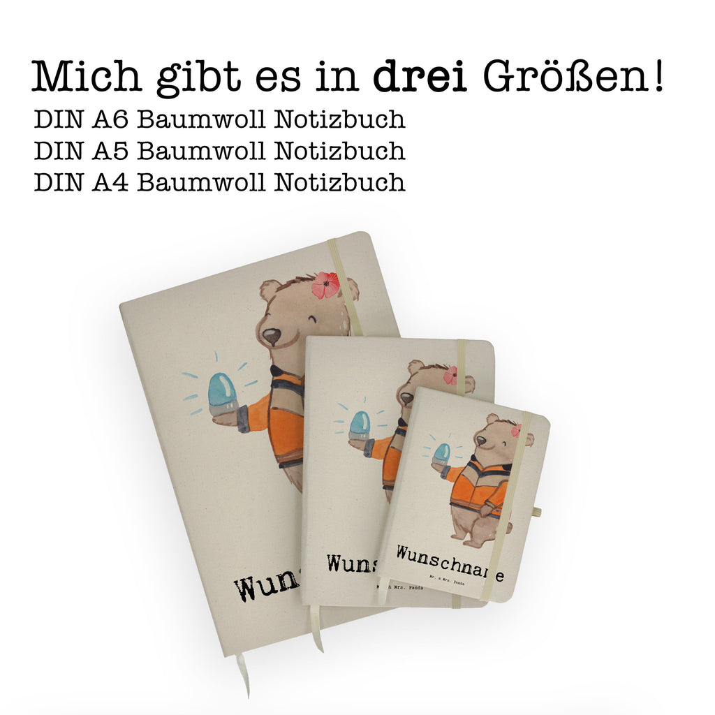 DIN A4 Personalisiertes Notizbuch Rettungssanitäterin mit Herz Personalisiertes Notizbuch, Notizbuch mit Namen, Notizbuch bedrucken, Personalisierung, Namensbuch, Namen, Beruf, Ausbildung, Jubiläum, Abschied, Rente, Kollege, Kollegin, Geschenk, Schenken, Arbeitskollege, Mitarbeiter, Firma, Danke, Dankeschön