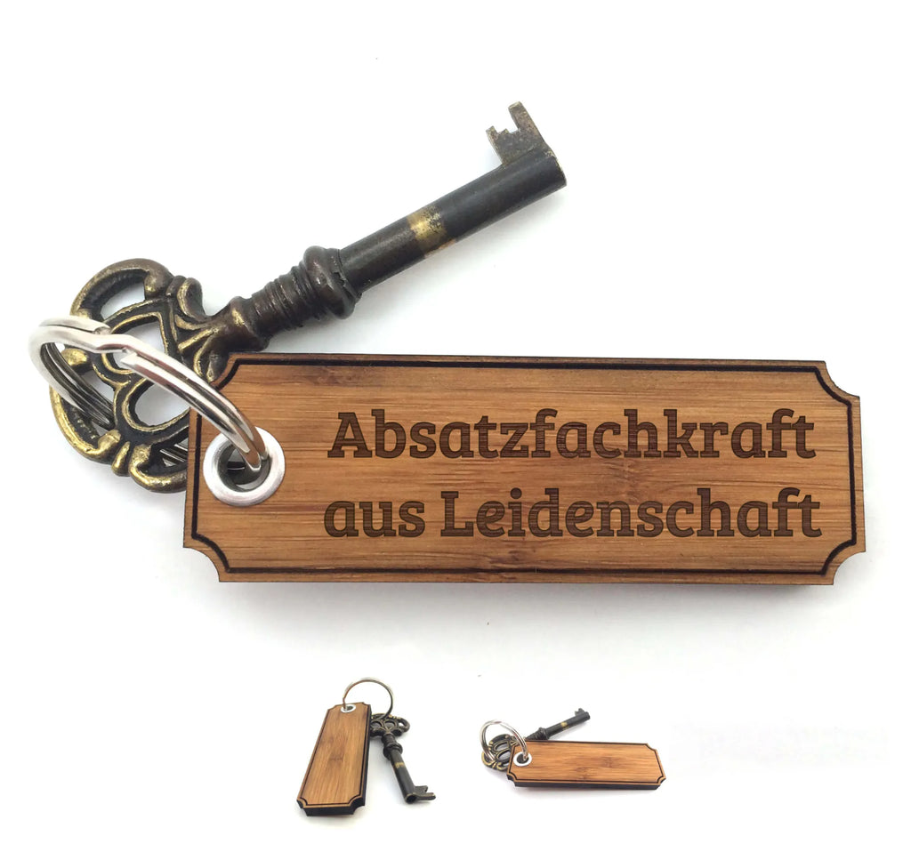 Schlüsselanhänger Absatzfachkraft Schlüsselanhänger, Anhänger, Taschenanhänger, Glücksbringer, Schlüsselbund, Schlüsselanhänger Holz, Schlüsselanhänger aus Holz, Holz Schlüsselanhänger, Holzschlüsselanhänger, Geschenke, Schenken, Gravur