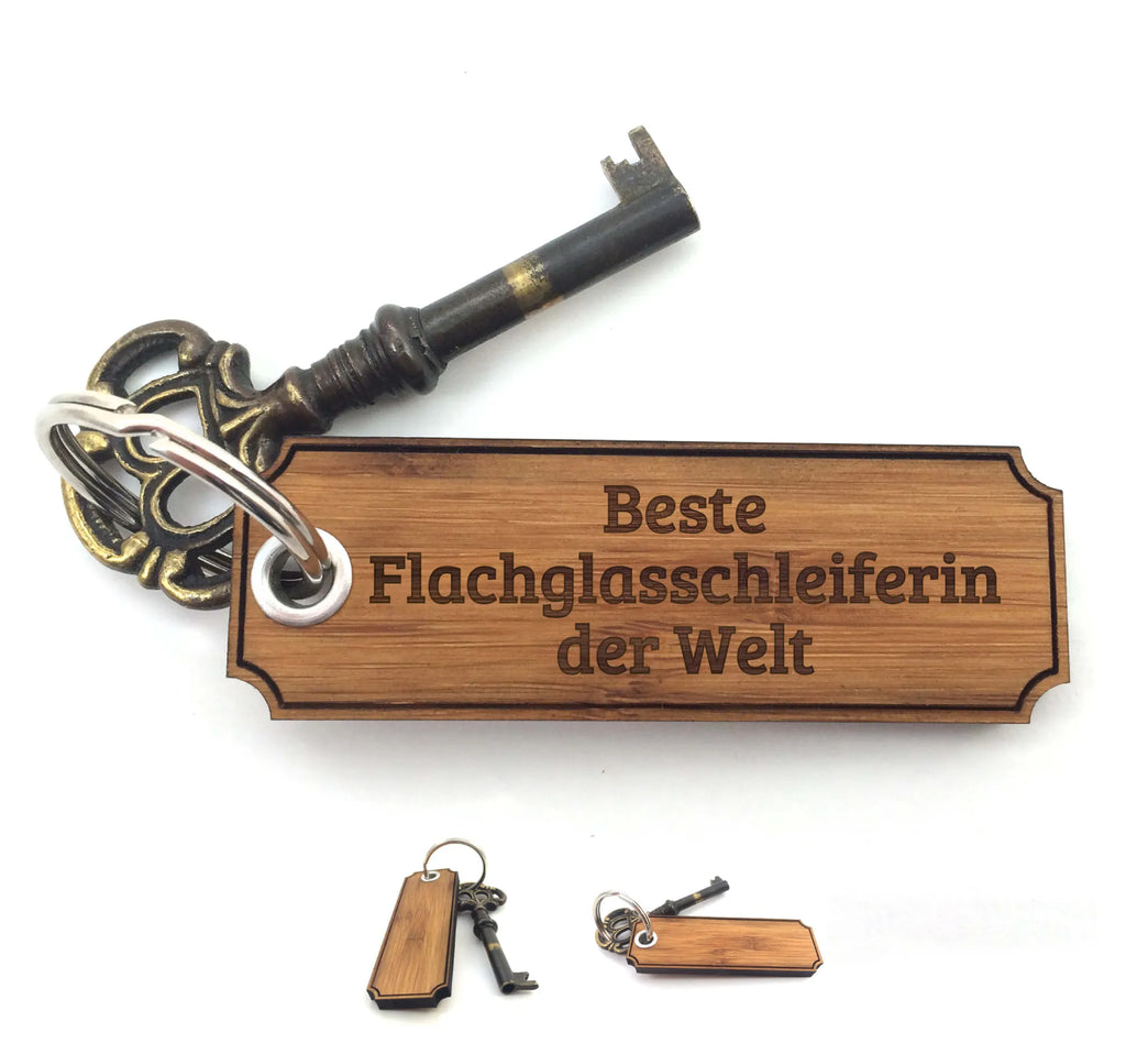 Schlüsselanhänger Flachglasschleiferin Schlüsselanhänger, Anhänger, Taschenanhänger, Glücksbringer, Schlüsselbund, Schlüsselanhänger Holz, Schlüsselanhänger aus Holz, Holz Schlüsselanhänger, Holzschlüsselanhänger, Geschenke, Schenken, Gravur