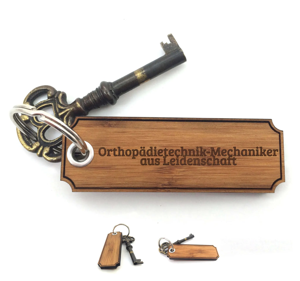 Schlüsselanhänger Classic Gravur Orthopädietechnik-Mechaniker Schlüsselanhänger, Anhänger, Taschenanhänger, Glücksbringer, Schlüsselbund, Schlüsselanhänger Holz, Schlüsselanhänger aus Holz, Holz Schlüsselanhänger, Holzschlüsselanhänger, Geschenke, Schenken, Gravur